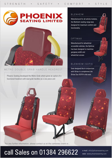 Phoenix Seating A4 Advert