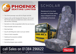 Phoenix Seating Half Page Bus Advert