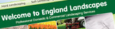 Website design for England Landscapes. Landscaping & Garden Maintenance provider working throughout Wolverhampton